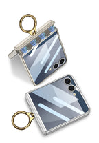 Samsung Galaxy Z Flip 7 Case | Hard Full-Coverage Protective Case with Ring, Middle Hinge & Magnetic Wireless Charging  📱 Short Descriptio