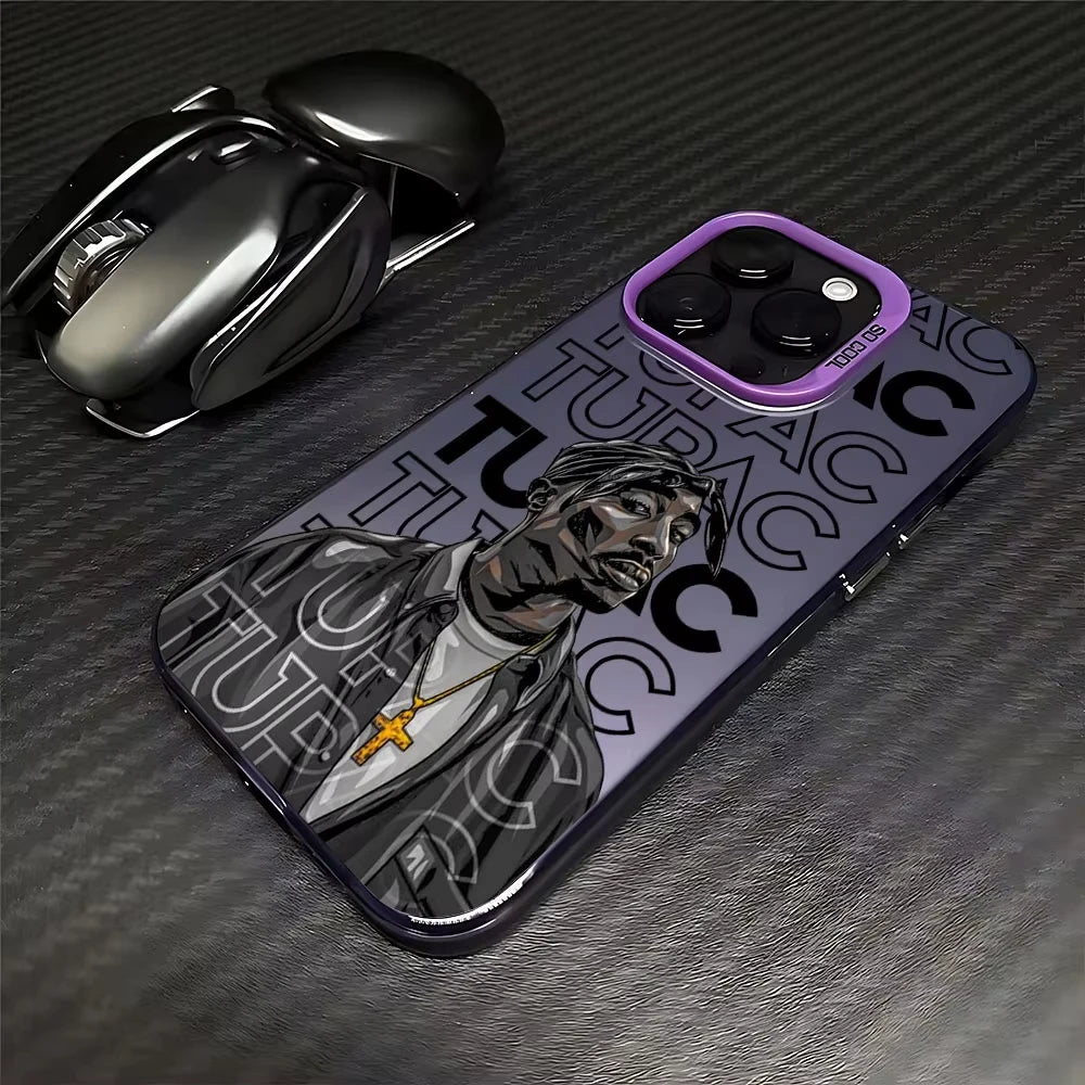 Half-Wrapped Pictorial Matte Phone Case | Anti-Fingerprint & Anti-Scratch for iPhone