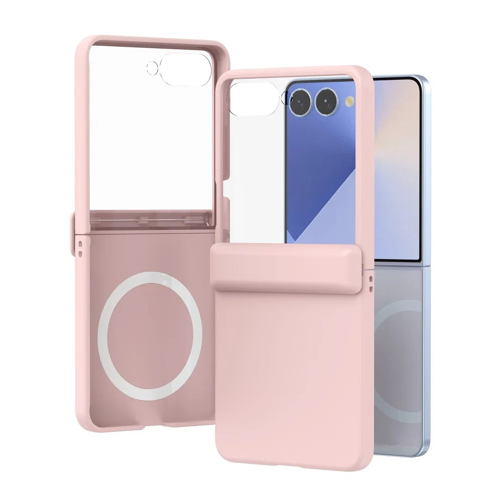 Samsung Galaxy Z Flip 7 Case | Hard Skin Hinge Magnetic Full-Coverage Protective Case