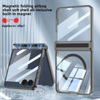 Soft Silicone Full-Coverage Case for Samsung Galaxy Z Flip 7 | Airbag, Magnetic & Magsafe Compatible