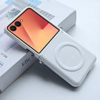 Samsung Galaxy Z Flip 7 Case | Luxury PU Leather Magnetic Full-Coverage Case