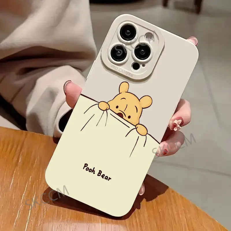 Full-Coverage Smiling Face & Cartoon iPhone Case | Waterproof & Anti-Scratch
