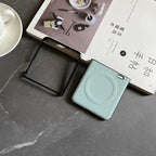 Luxury PU Leather Case for Samsung Galaxy Z Flip 7 | Magnetic & Wireless Charging Compatible