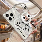 Half-Wrapped Pictorial iPhone Case | Shockproof & Anti-Fingerprint Protection