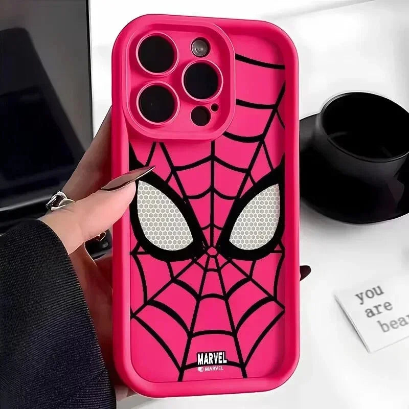 Full-Coverage Cartoon Plastic Phone Case | Shockproof & Anti-Fingerprint for iPhone