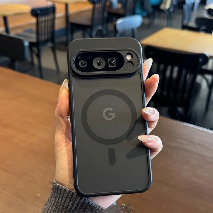 Google Pixel 8 / 8 Pro / 8A / 9 / 9 Pro XL / 9A / 10 Case | Transparent Magnetic MagSafe Anti-Fingerprint Slim Cover