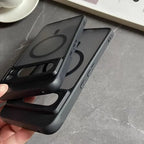 Google Pixel 6 / 6A / 6 Pro / 7 / 7A / 8 / 8A / 8 Pro / 9 / 9A / 9 Pro / 9 Pro XL Case | Matte Translucent Magnetic Wireless Charging Shockproof Half-Wrapped Cover