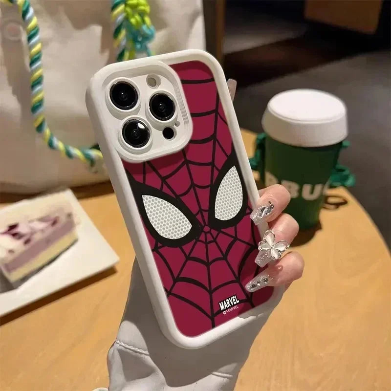 Full-Coverage Cartoon Plastic Phone Case | Shockproof & Anti-Fingerprint for iPhone