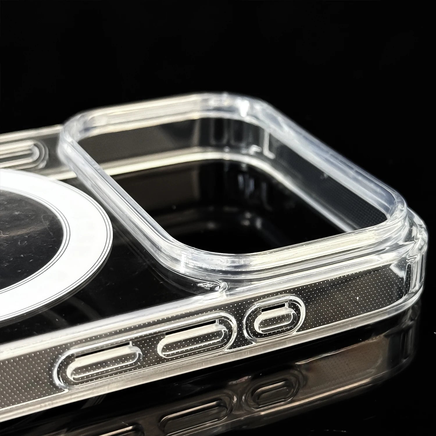 BAPPSUS Magnetic Transparent Phone Case for iPhone 17 Pro / Pro Max / Air | MagSafe Compatible Clear Acrylic Cover