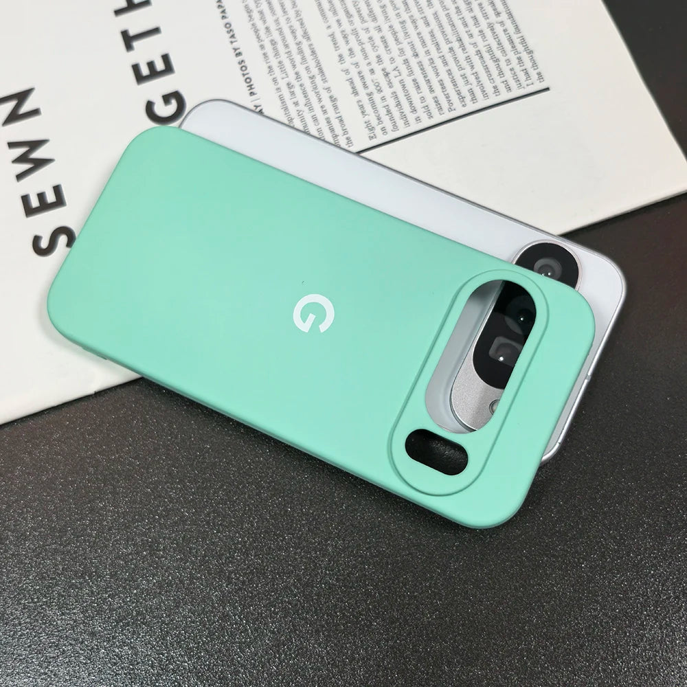 Google Pixel Case | Liquid Silicone Anti-Fall Half-Wrapped Protective Cover