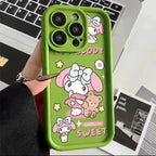 Full-Coverage Cartoon & Anime Silicone Phone Case | Shockproof & Anti-Fingerprint for iPhone