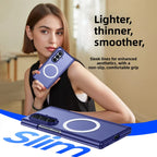 Samsung Galaxy Z Fold 7 Case | Hard Transparent Matte Magnetic Full-Coverage Protective Back Cover