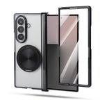 Samsung Galaxy Z Fold 7 Case | Hard PC Magnetic Full-Coverage Protective Case with Stand Holder