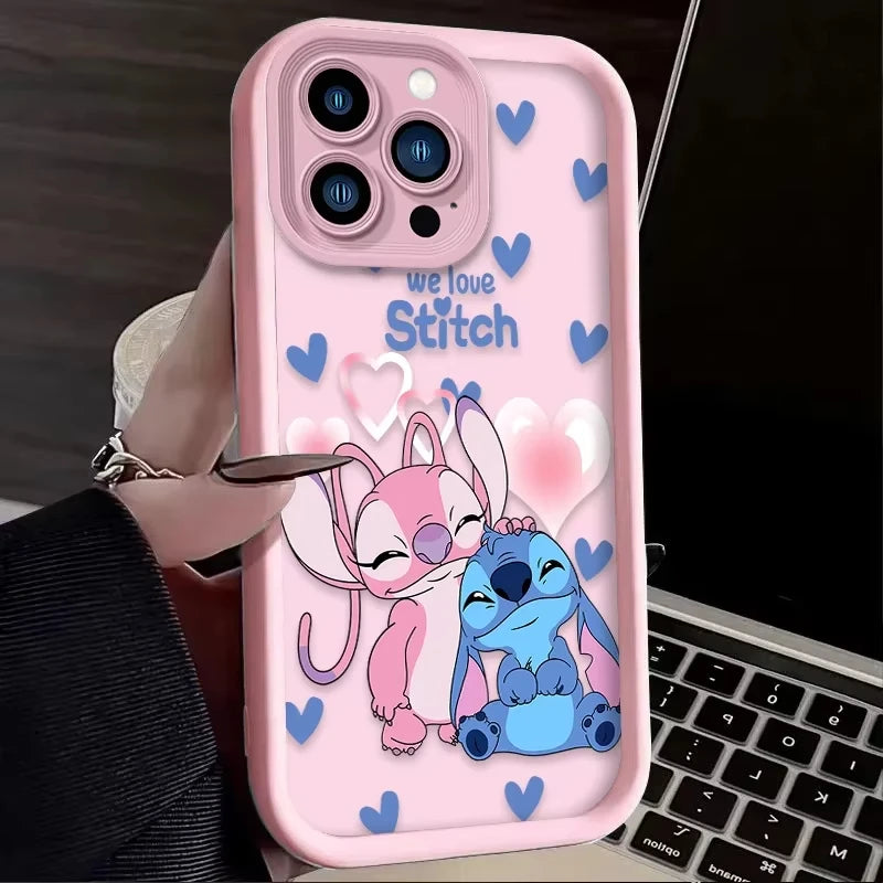 Half-Wrapped Cartoon & Animal Phone Case | Anti-Fingerprint & Shockproof for iPhone