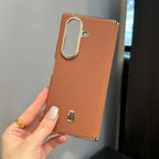 Samsung Galaxy Z Fold 7 Case | Luxury PU Leather Full-Coverage Protective Back Cover