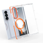 Hard Transparent Full-Coverage Case for Samsung Galaxy Z Fold 7 | Magnetic & Wireless Charging Compatible