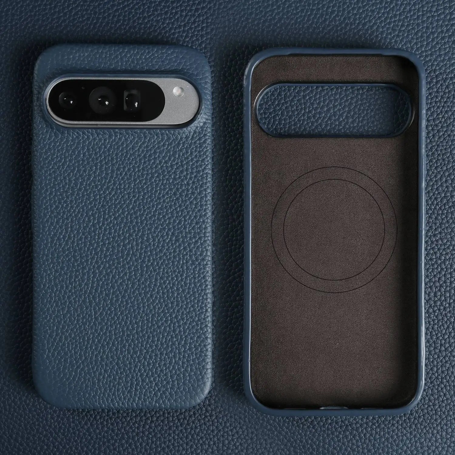 Google Pixel Full-Coverage Genuine Leather Magnetic Magsafe Case