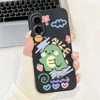 iPhone 17 Series Cartoon Soft Silicone Case | Shockproof, Anti-Fingerprint & Dustproof