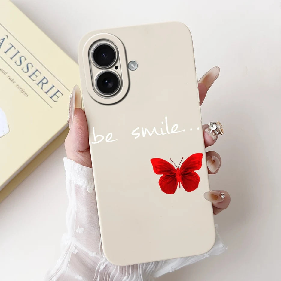 iPhone 17 Series Cartoon Silicone Case | Shockproof, Anti-Fingerprint & Lightweight Pouch Cover