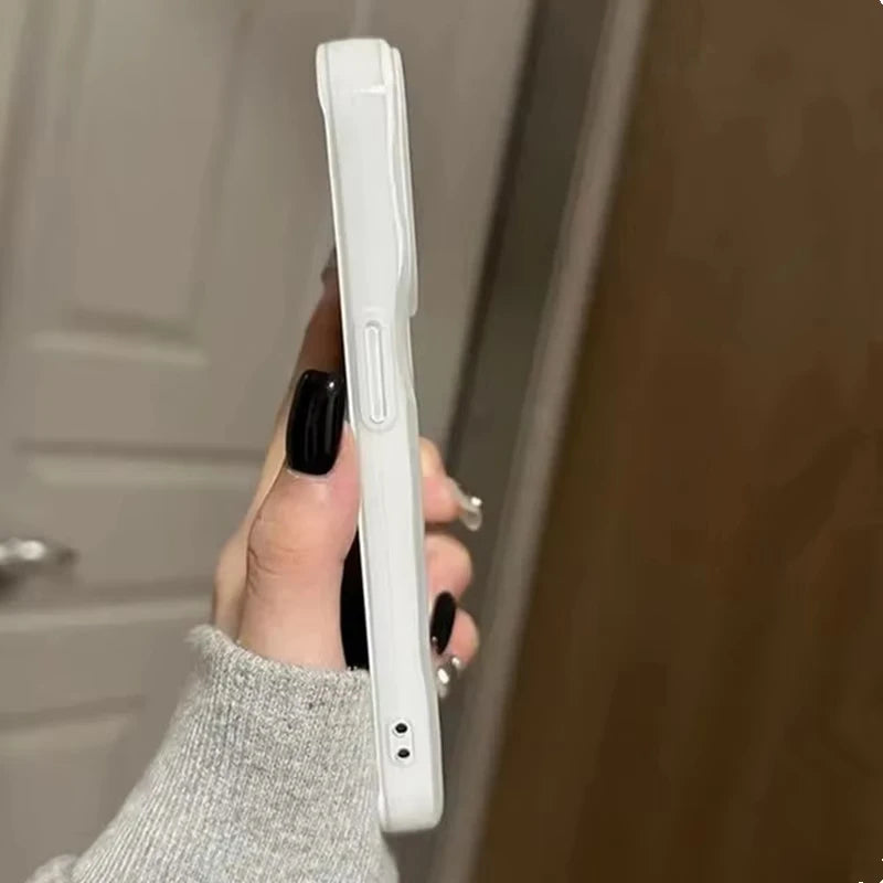 Christmas & Cartoon Pattern iPhone Case | Shockproof Half-Wrapped Soft Case