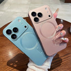 Luxury Matte Magnetic Case for iPhone 11–17 Series | MagSafe Compatible Wireless Charging Protection Cover