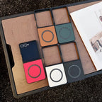 Samsung Galaxy Z Flip 7 Case | Luxury PU Magnetic Full-Coverage Wireless Charging Protective Cover