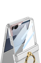 Samsung Galaxy Z Flip 7 Case | Hard Full-Coverage Protective Case with Ring, Middle Hinge & Magnetic Wireless Charging  📱 Short Descriptio