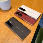 Samsung Galaxy Z Fold 7 Case | Luxury Plating Hard PU Full-Coverage Protective Back Cover