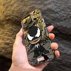 Full-Coverage Cartoon & Written Words Phone Case | Anti-Scratch & Waterproof for iPhone