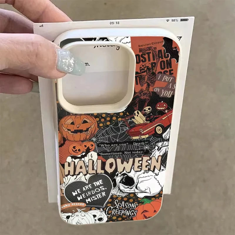 MINISO Pictorial Soft Phone Case | Shockproof & Anti-Scratch Half-Wrapped Cover