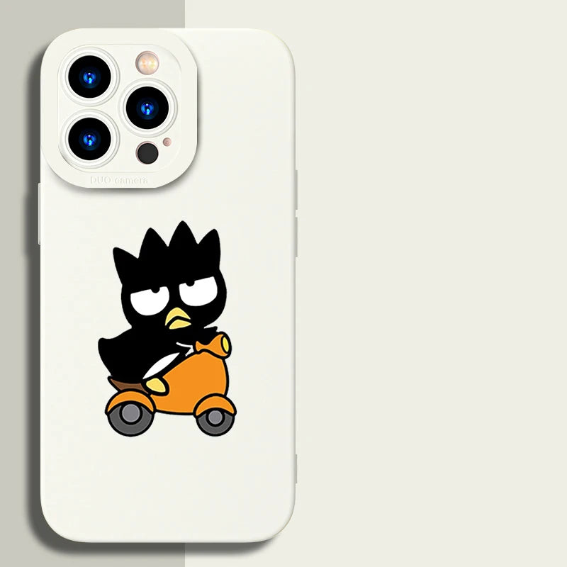 Full-Coverage Silicone Phone Case | Shockproof & Water-Resistant Cartoon, Geometric & Anime Designs for iPhone