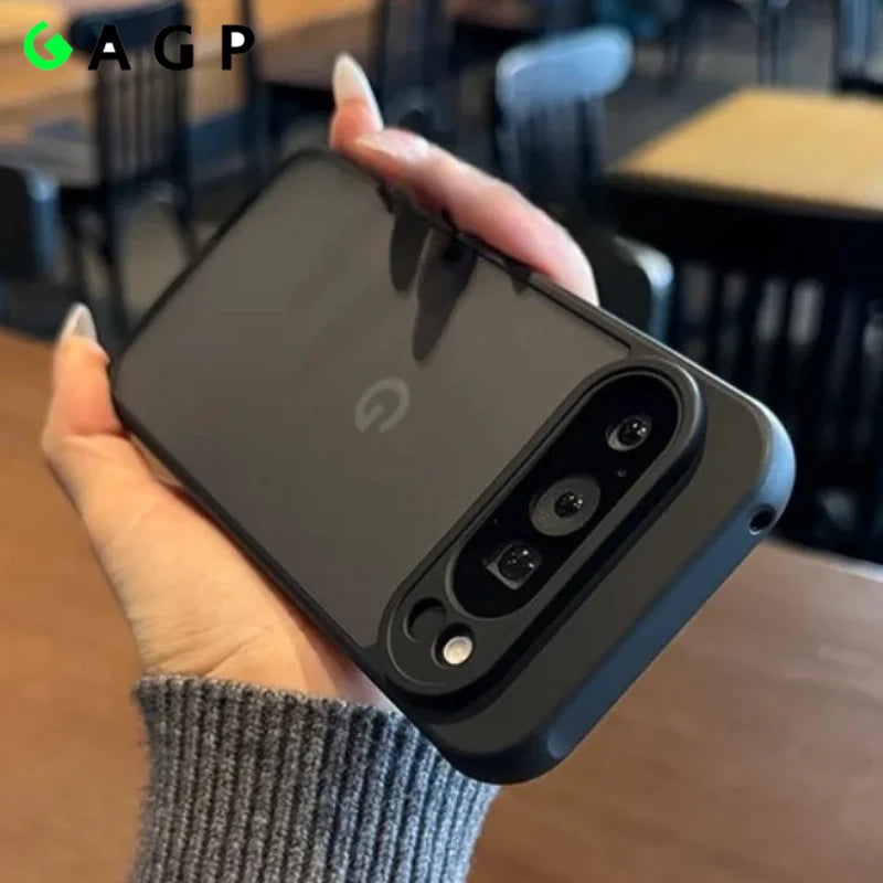 Google Pixel 8 / 8 Pro / 8A / 9 / 9 Pro XL / 9A / 10 Case | Transparent Magnetic MagSafe Anti-Fingerprint Slim Cover