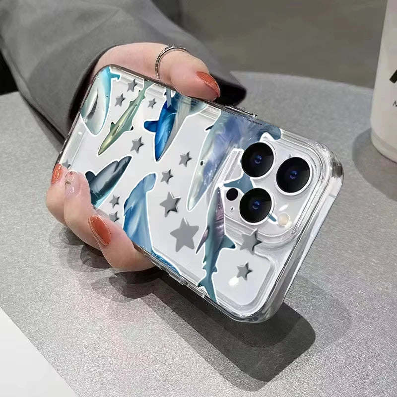 Cartoon Animal Half-Wrapped Phone Case | Shockproof, Anti-Fingerprint & Non-Slip