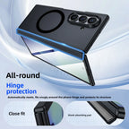 Samsung Galaxy Z Fold 7 Case | Hard Transparent Matte Magnetic Full-Coverage Protective Back Cover