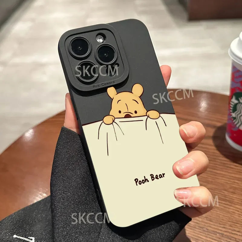 Full-Coverage Smiling Face & Cartoon iPhone Case | Waterproof & Anti-Scratch