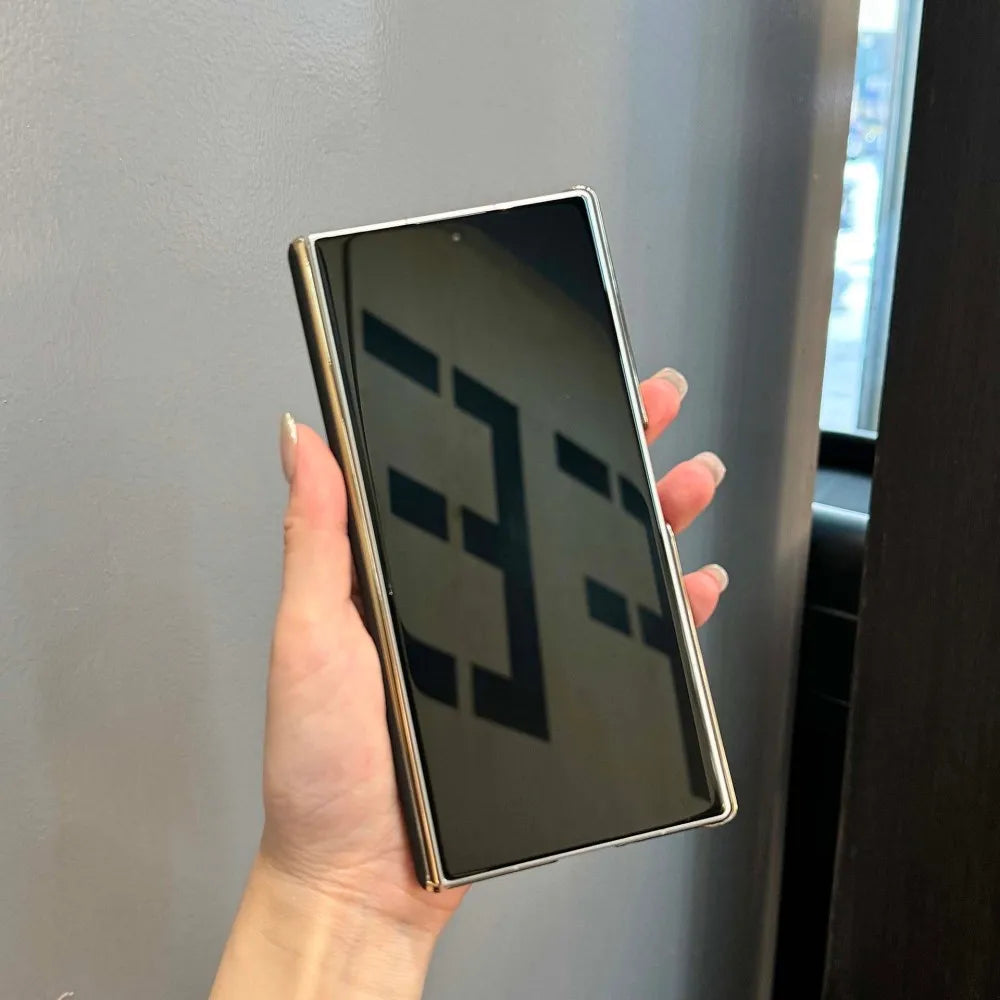 Samsung Galaxy Z Fold 7 Case | Luxury PU Leather Full-Coverage Protective Back Cover