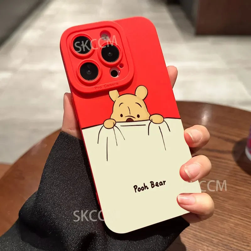 Full-Coverage Smiling Face & Cartoon iPhone Case | Waterproof & Anti-Scratch