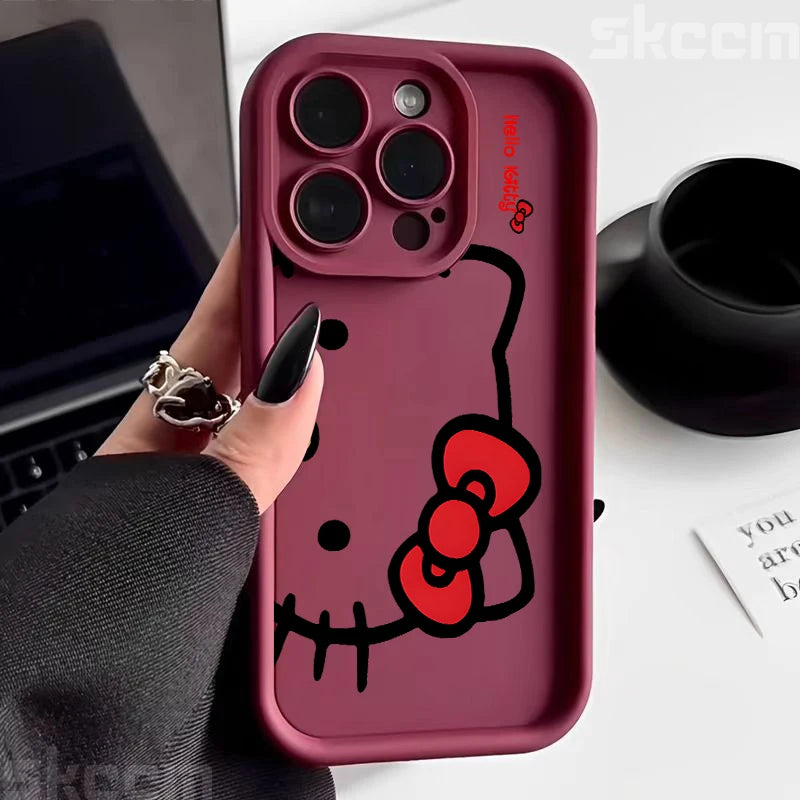 Cartoon & Pictorial Half-Wrapped TPU Phone Case | Anti-Fingerprint & Scratch-Resistant for iPhone