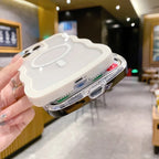 Cute Transparent Magnetic Case for iPhone 11–17 Series | MagSafe Compatible Wave Frame Protection Cover