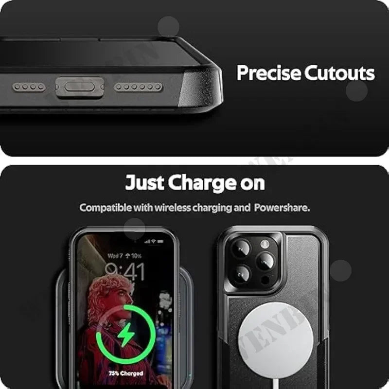 Dual-Layer Plain Plastic Phone Case | Anti-Fingerprint & Dustproof Half-Wrapped Cover for iPhone