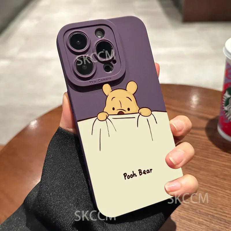 Full-Coverage Smiling Face & Cartoon iPhone Case | Waterproof & Anti-Scratch