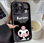 Full-Coverage Cartoon & Geometric iPhone Case | Shockproof & Anti-Fingerprint Protection