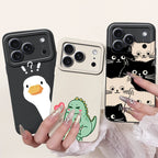iPhone 17 Series Cartoon Silicone Case | Shockproof, Anti-Fingerprint & Lightweight