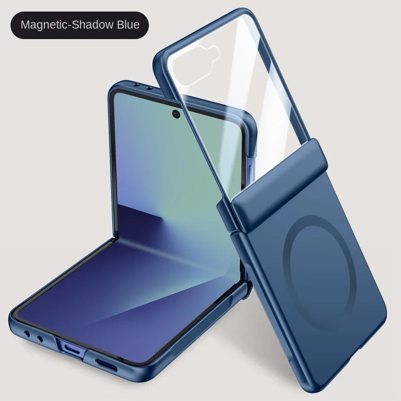Samsung Galaxy Z Flip 7 Case | Hard Skin Magnetic Full-Coverage Protective Case