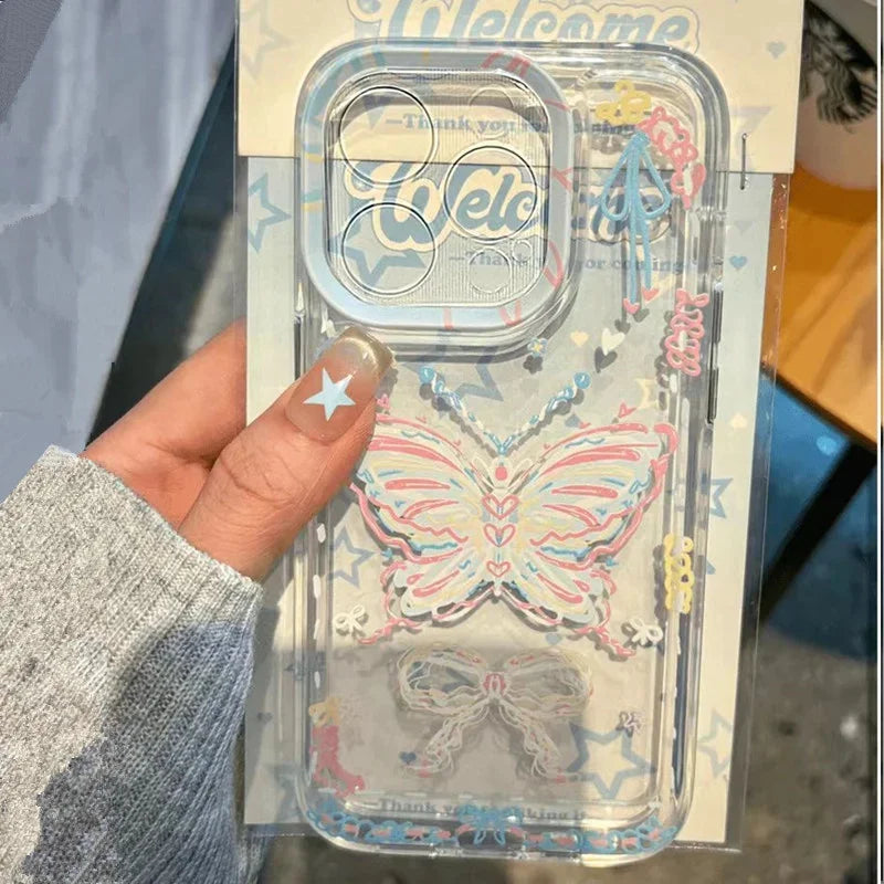 Half-Wrapped Pictorial iPhone Case | Shockproof & Anti-Fingerprint Protection