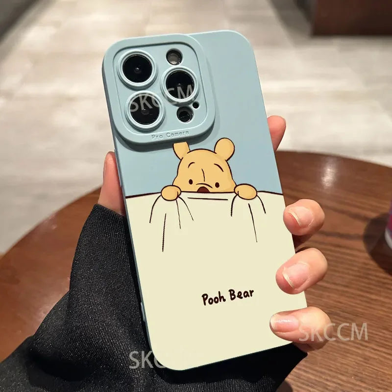 Full-Coverage Smiling Face & Cartoon iPhone Case | Waterproof & Anti-Scratch