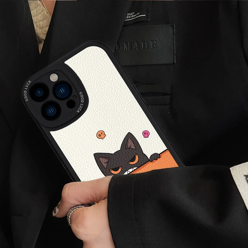 Full-Coverage Cartoon iPhone Case | Shockproof, Anti-Fingerprint & Water-Resistant