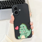iPhone 17 Series Cartoon Soft Silicone Case | Shockproof, Anti-Fingerprint & Dustproof