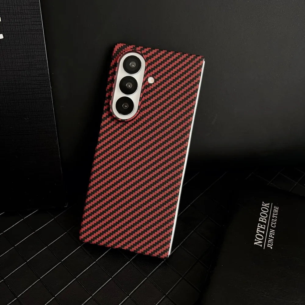 Samsung Galaxy Z Fold 7 Case | Hard Carbon Fiber Magnetic Full-Coverage Protective Back Cover