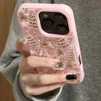 Christmas & Cartoon Pattern iPhone Case | Shockproof Half-Wrapped Soft Case